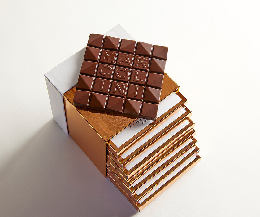 Cube 7 tablettes grands crus tablettes pierre marcolini