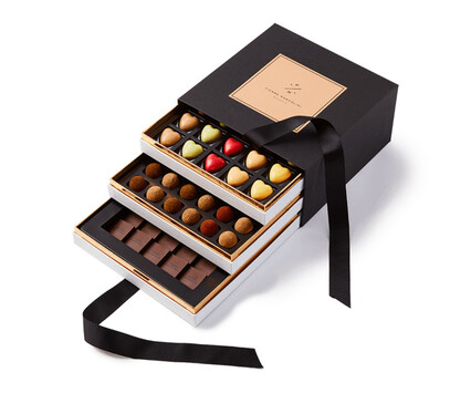 Coffret cadeau trois tiroirs Grande Émotion Coffrets cadeaux Pierre Marcolini