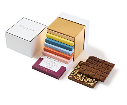 Cube 7 tablettes Créations Tablettes Pierre Marcolini