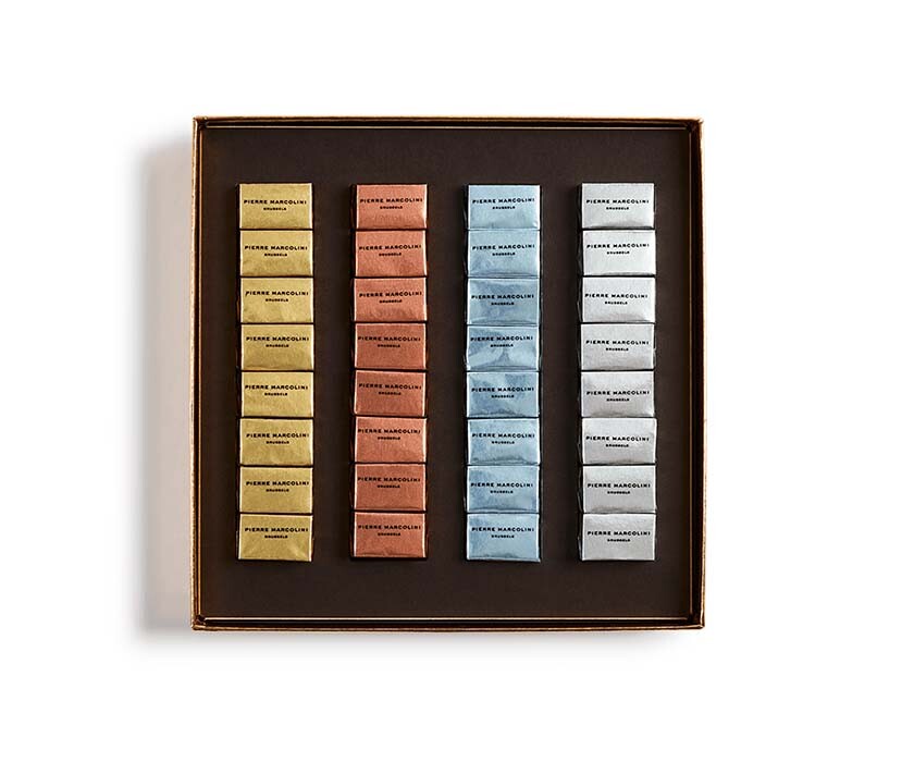 Malline petits bonheurs chocolats pralin&eacute;s pierre marcolini