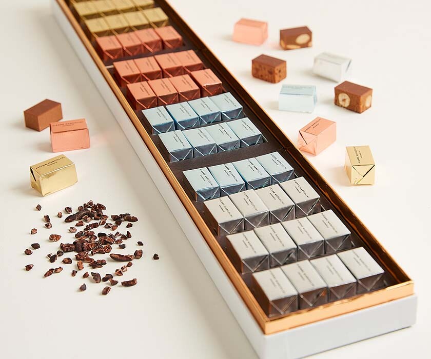 Plumier xl petits bonheurs chocolats pralinés pierre marcolini