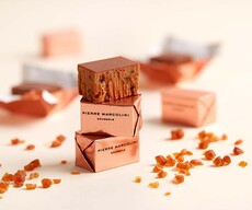 Barre de chocolats de 5 Petits Bonheurs praliné caramel