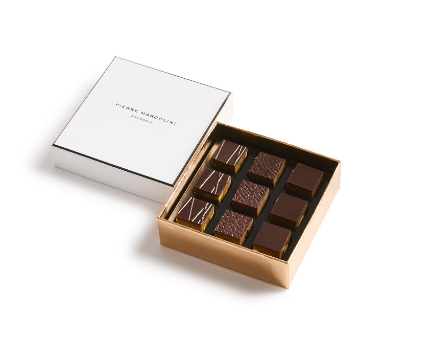 Mini malline 9 pralin&eacute;s  pierre marcolini