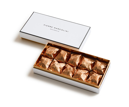 Coffret de 10 Marrons Glacés Permanent Pierre Marcolini