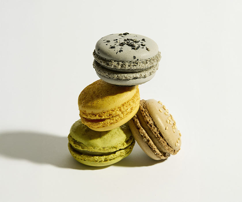 Coffret 4 macarons mes escales au japon  pierre marcolini