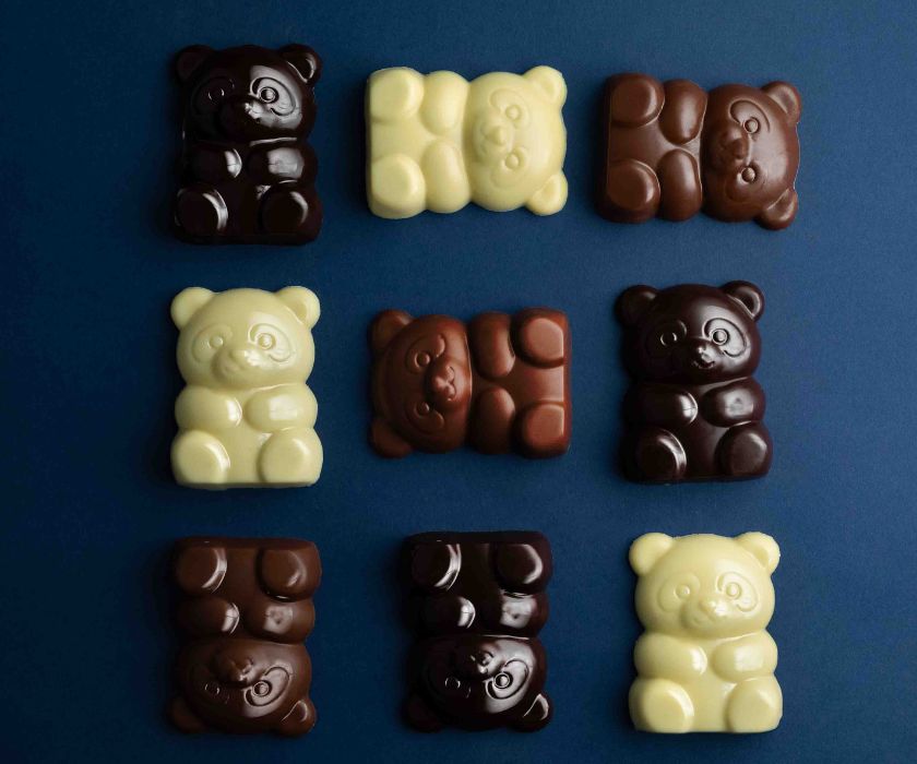 Coffret panda au chocolat au lait pierre marcolini