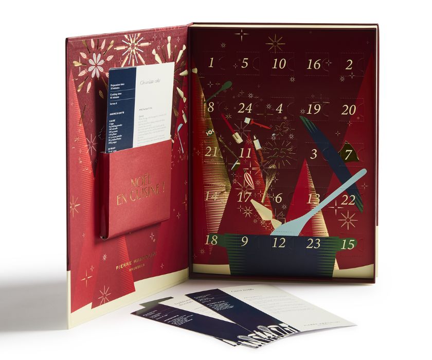 Calendrier de l\'avent no&euml;l en cuisine  pierre marcolini