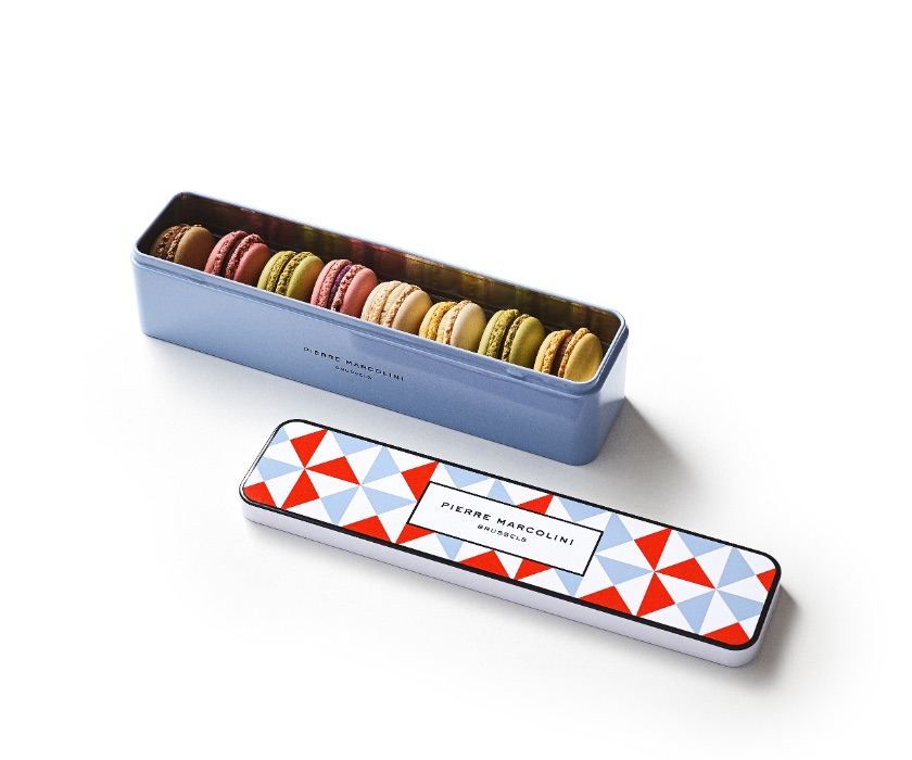 Coffret 8 macarons mes escales au japon  pierre marcolini