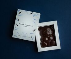 Coffret panda au chocolat noir
