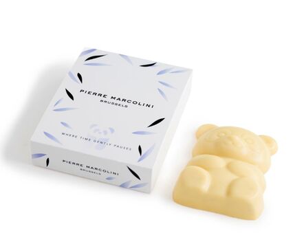 Coffret panda au chocolat blanc  pierre marcolini