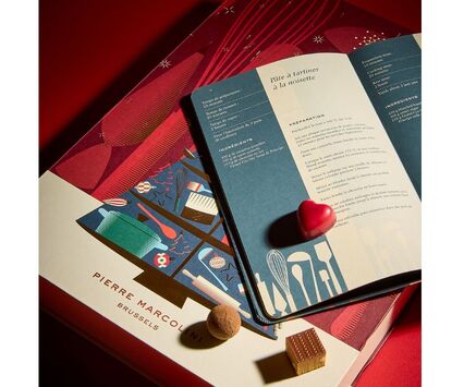 Calendrier de l\'Avent avec carnet de recettes Moleskine  Pierre Marcolini