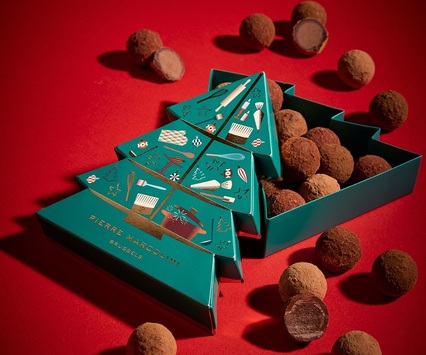 Coffret sapin de truffes  Pierre Marcolini