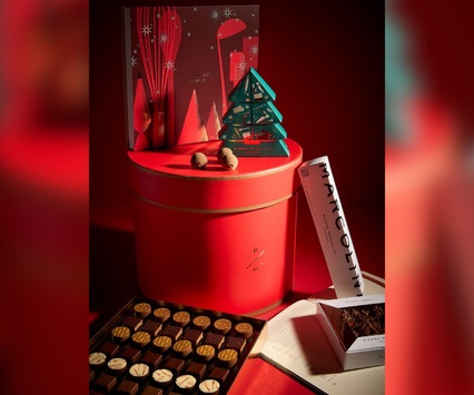 Boîte chapeau de Noël  Pierre Marcolini