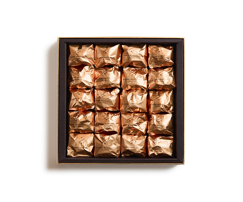 Coffret de 20 marrons glac&eacute;s gourmandises pierre marcolini