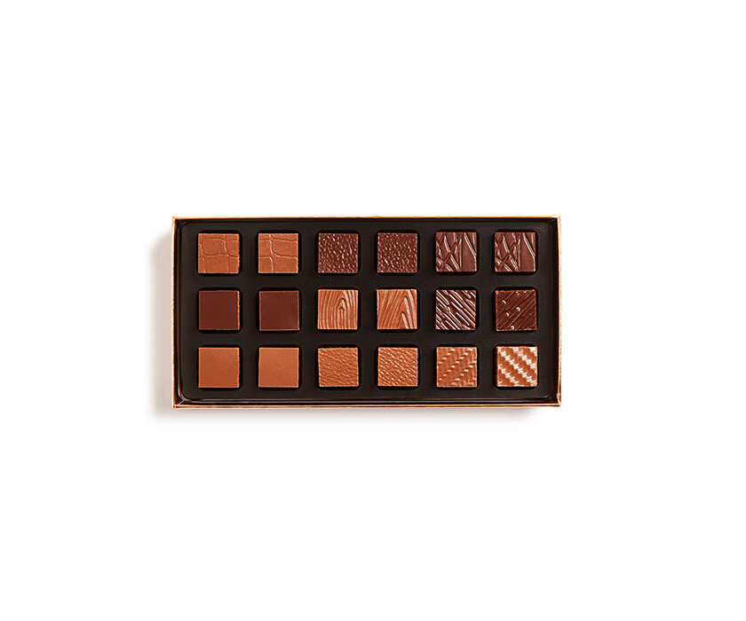 Plumier pralin&eacute;s coffrets de chocolats pierre marcolini