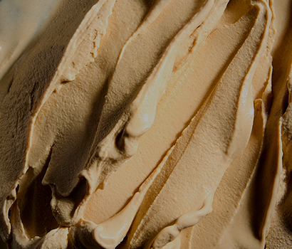 Crème glacée noisette-miso blanc