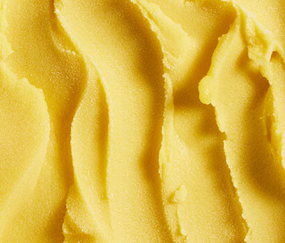 texture glace mangue-yuzu